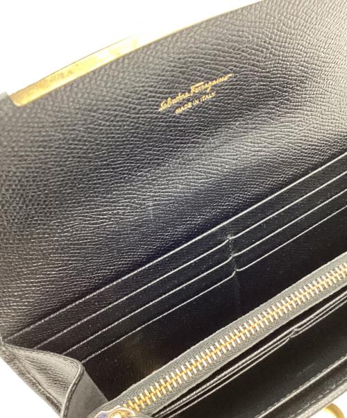 Salvatore Ferragamo（サルヴァトーレ フェラガモ）Salvatore Ferragamo (サルヴァトーレ フェラガモ) ロングウォレット ブラックの古着・服飾アイテム