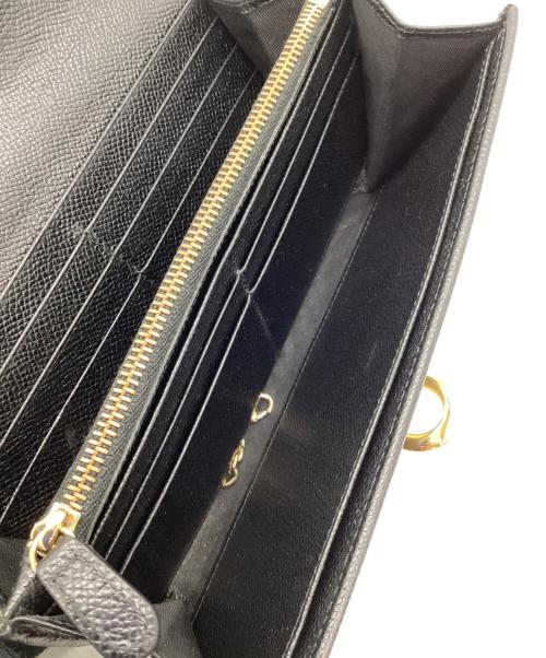 Salvatore Ferragamo（サルヴァトーレ フェラガモ）Salvatore Ferragamo (サルヴァトーレ フェラガモ) ロングウォレット ブラックの古着・服飾アイテム