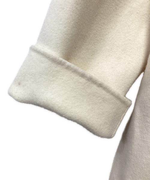 Mila Owen（ミラオーウェン）Mila Owen (ミラオーウェン) ワイドシルエットダブルブレストコート アイボリー サイズ:Fの古着・服飾アイテム