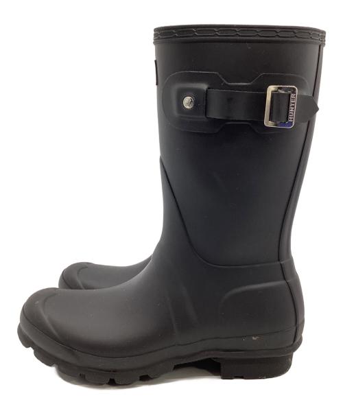 HUNTER（ハンター）HUNTER (ハンター) レインブーツ ブラック サイズ:US 5の古着・服飾アイテム