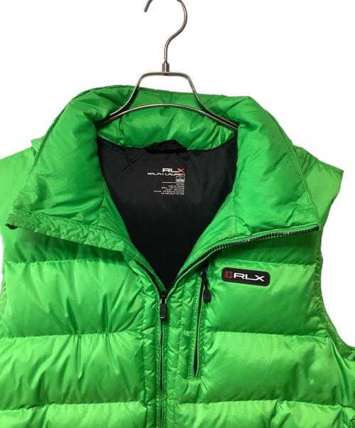 RALPH LAUREN（ラルフローレン）RALPH LAUREN (ラルフローレン) ダウンベスト 黄緑 サイズ:Lの古着・服飾アイテム