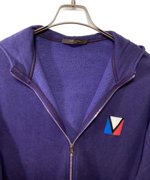 LOUIS VUITTON（ルイ ヴィトン）LOUIS VUITTON (ルイ ヴィトン) ジップパーカー ネイビー サイズ:Lの古着・服飾アイテム