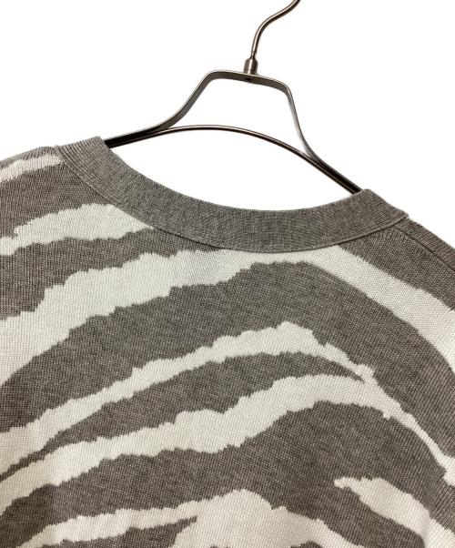 SHAREEF（シャリーフ）SHAREEF (シャリーフ) 厚手カーディガン ホワイト×ベージュ サイズ:2の古着・服飾アイテム