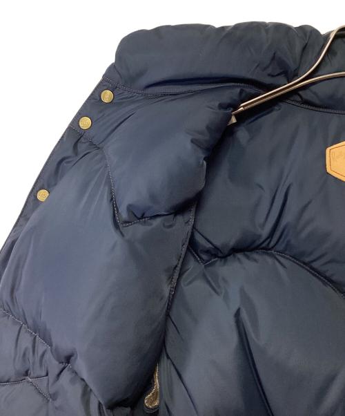 RockyMountainFeatherBed × BEAMS（ロッキーマウンテンフェザーベッド ×ビームス）RockyMountainFeatherBed × BEAMS (ロッキーマウンテンフェザーベッド ×ビームス) リバーシブルダウンベスト ベージュ×ネイビー サイズ:38の古着・服飾アイテム