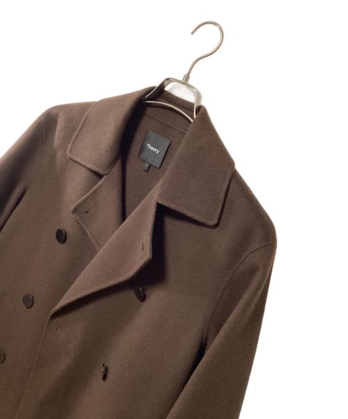 theory（セオリー）theory (セオリー) Pコート ブラウン サイズ:Pの古着・服飾アイテム