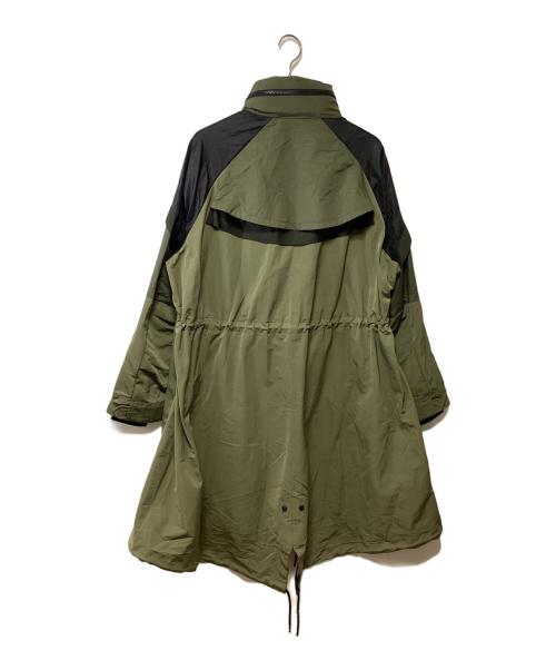 NIKE×sacai（ナイキ×サカイ）NIKE×sacai (ナイキ×サカイ) NRG トレンチジャケット カーキ×ブラック サイズ:Mの古着・服飾アイテム