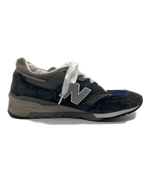 NEW BALANCE（ニューバランス）NEW BALANCE (ニューバランス) ローカットスニーカー ネイビー×グレー サイズ:27.5の古着・服飾アイテム
