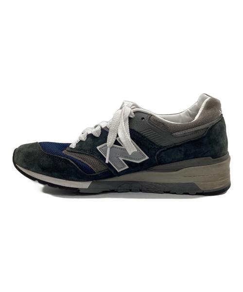 NEW BALANCE（ニューバランス）NEW BALANCE (ニューバランス) ローカットスニーカー ネイビー×グレー サイズ:27.5の古着・服飾アイテム
