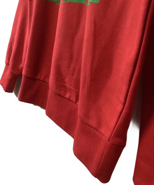 DIESEL（ディーゼル）DIESEL (ディーゼル) プリントスウェット レッド サイズ:XS 未使用品の古着・服飾アイテム