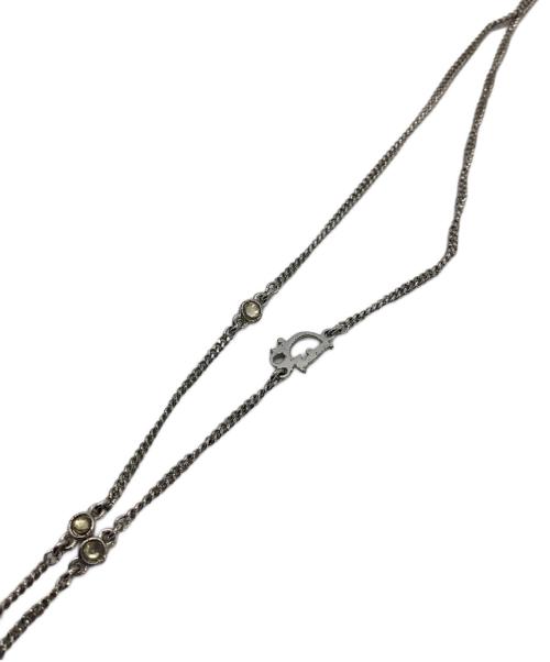 Christian Dior（クリスチャン ディオール）Christian Dior (クリスチャン ディオール) クロスネックレス シルバーの古着・服飾アイテム