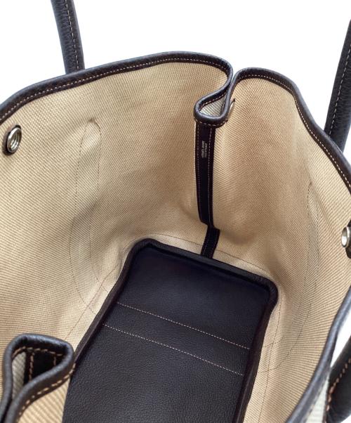 HERMES（エルメス）HERMES (エルメス) トートバッグ アイボリー×ブラウンの古着・服飾アイテム