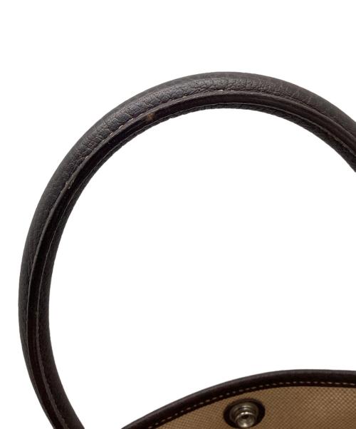 HERMES（エルメス）HERMES (エルメス) トートバッグ アイボリー×ブラウンの古着・服飾アイテム