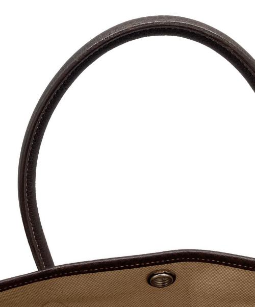 HERMES（エルメス）HERMES (エルメス) トートバッグ アイボリー×ブラウンの古着・服飾アイテム
