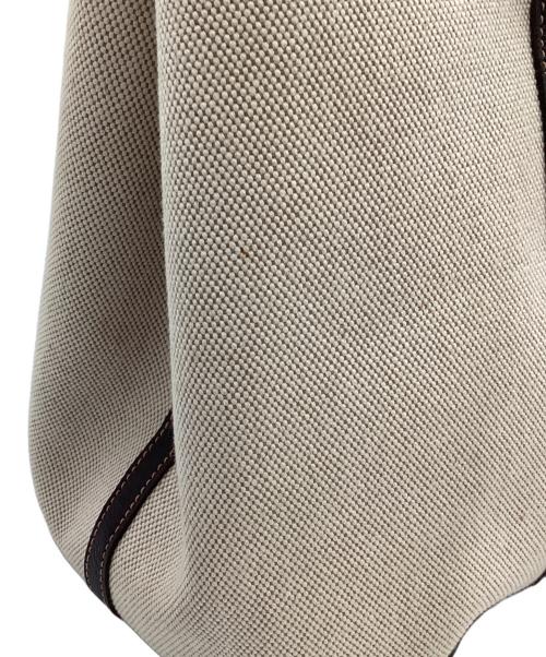 HERMES（エルメス）HERMES (エルメス) トートバッグ アイボリー×ブラウンの古着・服飾アイテム