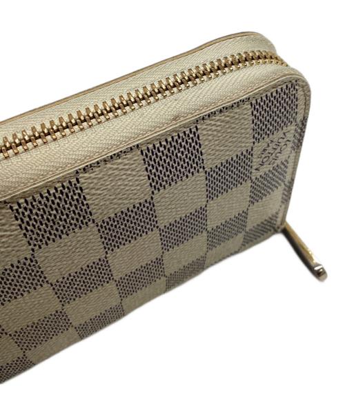 LOUIS VUITTON（ルイ ヴィトン）LOUIS VUITTON (ルイ ヴィトン) ダミエ・アズール ジッピーウォレット アイボリーの古着・服飾アイテム