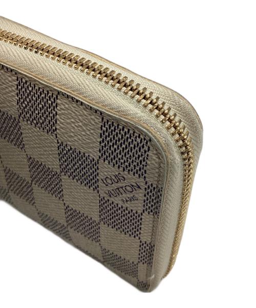 LOUIS VUITTON（ルイ ヴィトン）LOUIS VUITTON (ルイ ヴィトン) ダミエ・アズール ジッピーウォレット アイボリーの古着・服飾アイテム