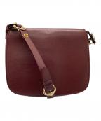 Cartierカルティエ）の古着「ショルダーバッグ」｜ボルドー