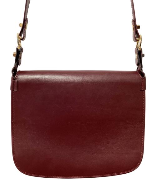 Cartier（カルティエ）Cartier (カルティエ) ショルダーバッグ ボルドーの古着・服飾アイテム