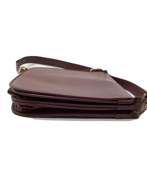 Cartier（カルティエ）Cartier (カルティエ) ショルダーバッグ ボルドーの古着・服飾アイテム