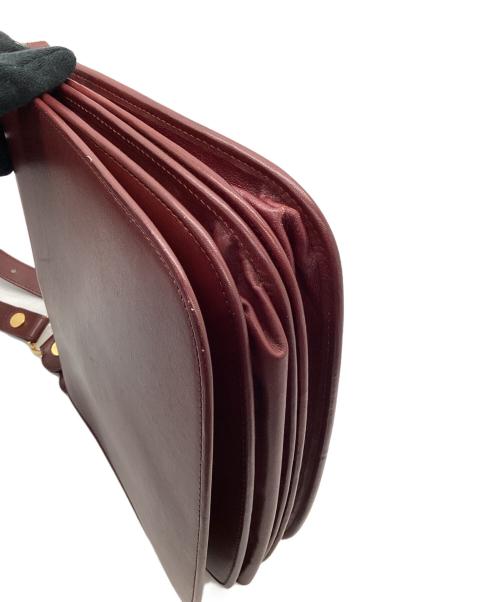 Cartier（カルティエ）Cartier (カルティエ) ショルダーバッグ ボルドーの古着・服飾アイテム