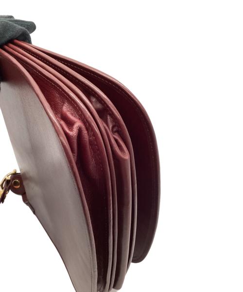 Cartier（カルティエ）Cartier (カルティエ) ショルダーバッグ ボルドーの古着・服飾アイテム