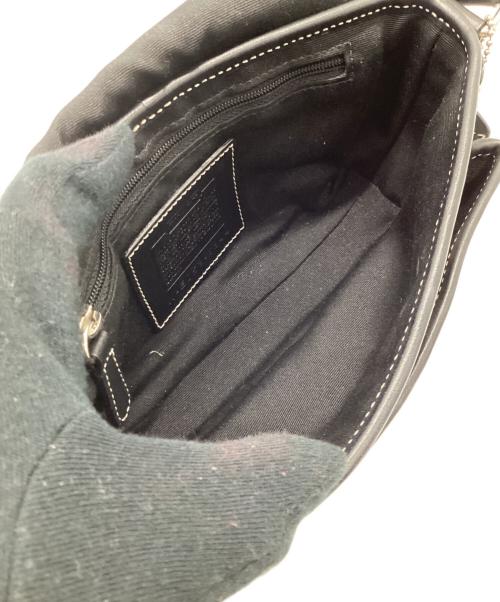 COACH（コーチ）COACH (コーチ) ショルダーバッグ ホワイト×ブラックの古着・服飾アイテム