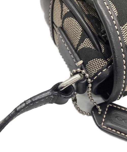 COACH（コーチ）COACH (コーチ) ショルダーバッグ ホワイト×ブラックの古着・服飾アイテム