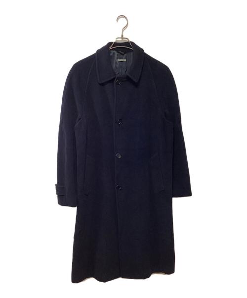 BARNEYS NEWYORK（バーニーズ・ニューヨーク）BARNEYS NEWYORK (バーニーズ・ニューヨーク) ステンカラーコート ブラック サイズ:48の古着・服飾アイテム