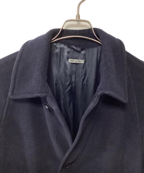 BARNEYS NEWYORK（バーニーズ・ニューヨーク）BARNEYS NEWYORK (バーニーズ・ニューヨーク) ステンカラーコート ブラック サイズ:48の古着・服飾アイテム