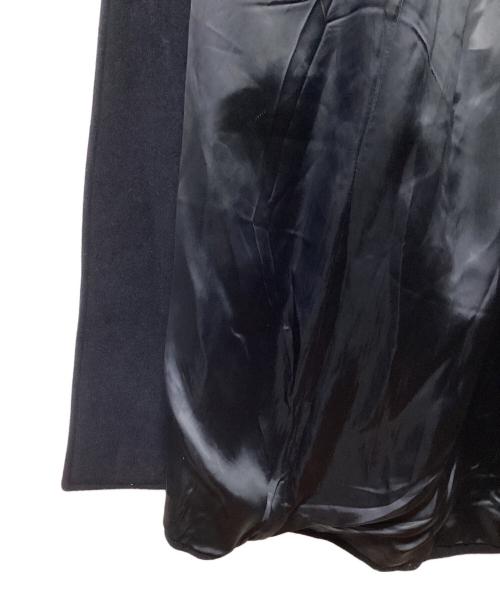 BARNEYS NEWYORK（バーニーズ・ニューヨーク）BARNEYS NEWYORK (バーニーズ・ニューヨーク) ステンカラーコート ブラック サイズ:48の古着・服飾アイテム