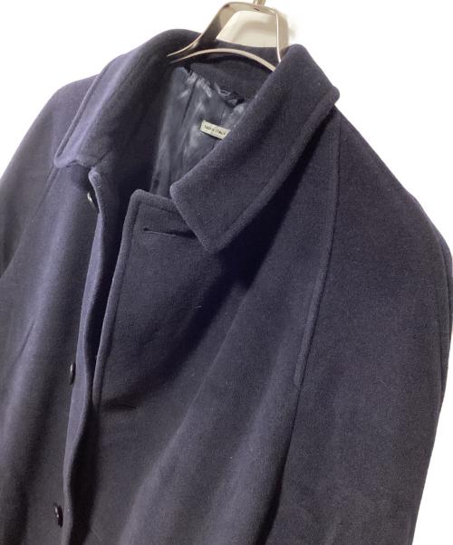 BARNEYS NEWYORK（バーニーズ・ニューヨーク）BARNEYS NEWYORK (バーニーズ・ニューヨーク) ステンカラーコート ブラック サイズ:48の古着・服飾アイテム