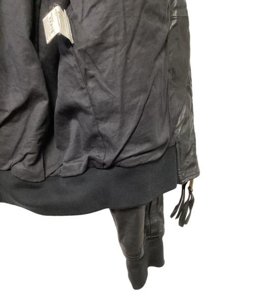 DSQUARED2（ディースクエアード）DSQUARED2 (ディースクエアード) レザージャケット ブラック サイズ:48の古着・服飾アイテム