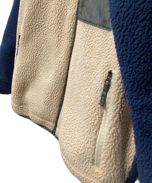 Columbia（コロンビア）Columbia (コロンビア) フリースジャケット ベージュ×ネイビー サイズ:Lの古着・服飾アイテム