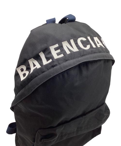 BALENCIAGA（バレンシアガ）BALENCIAGA (バレンシアガ) ナイロンバッグパック ブラックの古着・服飾アイテム