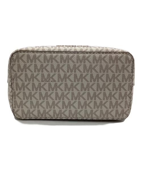 MICHAEL KORS（マイケル・コース）MICHAEL KORS (マイケル・コース) スモールバケットバッグ アイボリー×ブラウンの古着・服飾アイテム