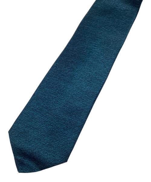 BVLGARI（ブルガリ）BVLGARI (ブルガリ) シルクネクタイ グリーン サイズ:記載無しの古着・服飾アイテム