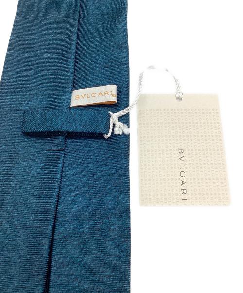 BVLGARI（ブルガリ）BVLGARI (ブルガリ) シルクネクタイ グリーン サイズ:記載無しの古着・服飾アイテム