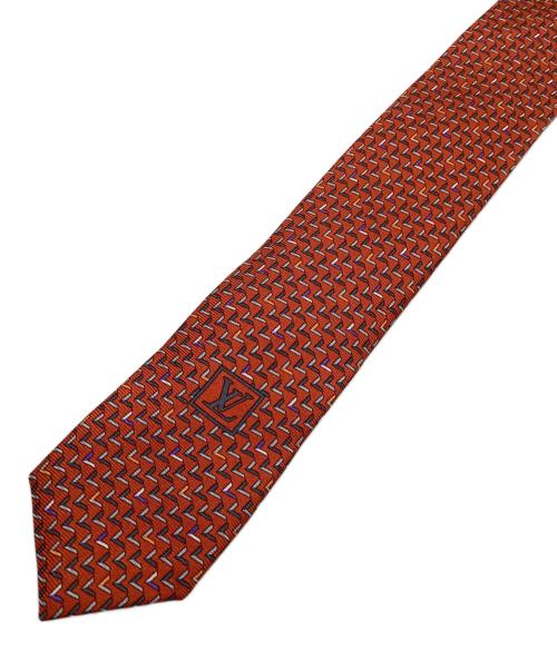LOUIS VUITTON（ルイ ヴィトン）LOUIS VUITTON (ルイ ヴィトン) シルクネクタイ オレンジ サイズ:記載無しの古着・服飾アイテム