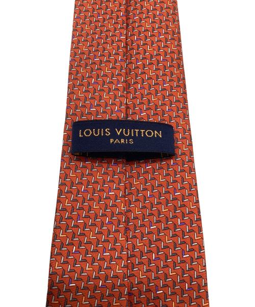 LOUIS VUITTON（ルイ ヴィトン）LOUIS VUITTON (ルイ ヴィトン) シルクネクタイ オレンジ サイズ:記載無しの古着・服飾アイテム
