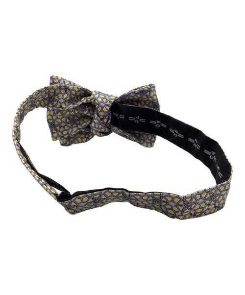 HERMES（エルメス）HERMES (エルメス) シルクネクタイ ライトブルー×イエロー サイズ:記載なしの古着・服飾アイテム