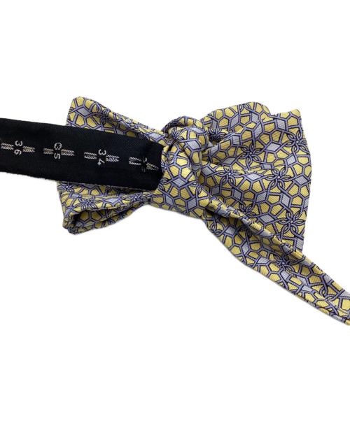 HERMES（エルメス）HERMES (エルメス) シルクネクタイ ライトブルー×イエロー サイズ:記載なしの古着・服飾アイテム