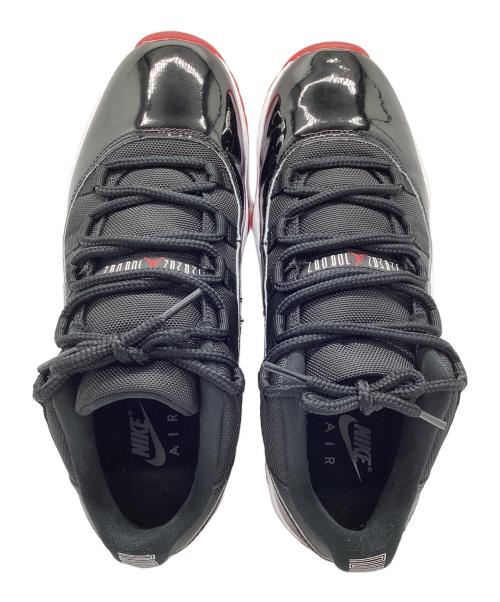 NIKE（ナイキ）NIKE (ナイキ) AIR JORDAN 11 RETRO LOW Bred ブラック×ホワイト×レッド サイズ:27.5の古着・服飾アイテム