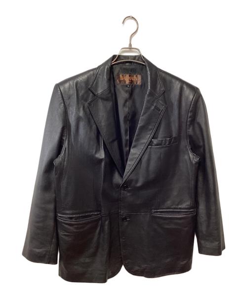 BALMAIN PARIS（バルマンパリ）BALMAIN PARIS (バルマンパリ) レザージャケット ブラック サイズ:Lの古着・服飾アイテム