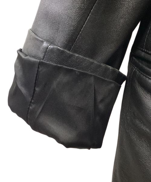 BALMAIN PARIS（バルマンパリ）BALMAIN PARIS (バルマンパリ) レザージャケット ブラック サイズ:Lの古着・服飾アイテム