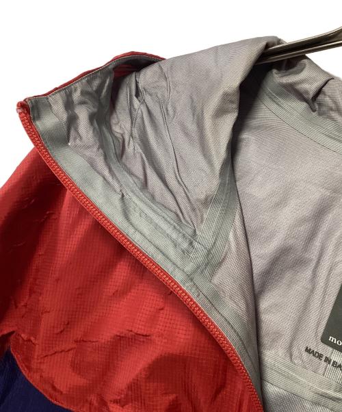 mont-bell（モンベル）mont-bell (モンベル) ナイロンジャケット レッド×ネイビー サイズ:Lの古着・服飾アイテム
