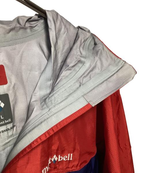 mont-bell（モンベル）mont-bell (モンベル) ナイロンジャケット レッド×ネイビー サイズ:Lの古着・服飾アイテム
