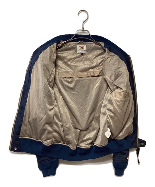 CLAY SMITH（クレイスミス）CLAY SMITH (クレイスミス) MA-1ジャケット ネイビー サイズ:Lの古着・服飾アイテム