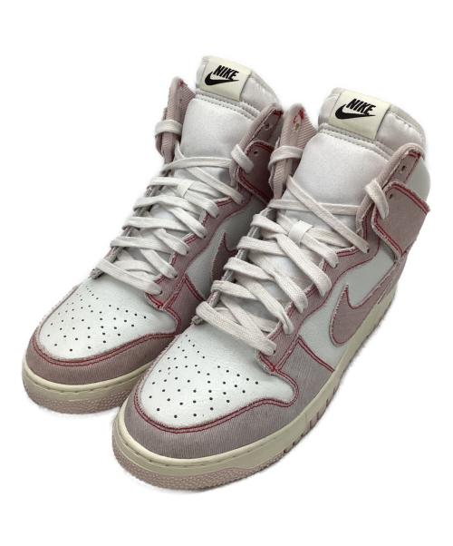 NIKE（ナイキ）NIKE (ナイキ) ハイカットスニーカー ピンク×ホワイト サイズ:27.5の古着・服飾アイテム