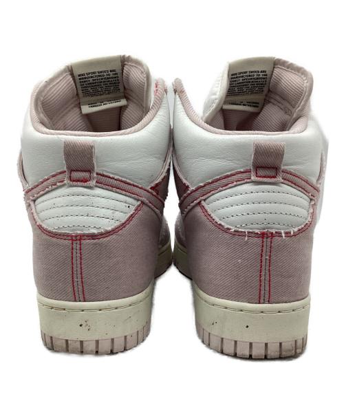 NIKE（ナイキ）NIKE (ナイキ) ハイカットスニーカー ピンク×ホワイト サイズ:27.5の古着・服飾アイテム