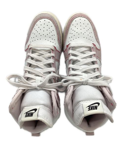 NIKE（ナイキ）NIKE (ナイキ) ハイカットスニーカー ピンク×ホワイト サイズ:27.5の古着・服飾アイテム